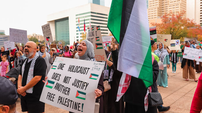 I Took Pics At One Of The Palestinian Protests In Dallas (29 Pics)