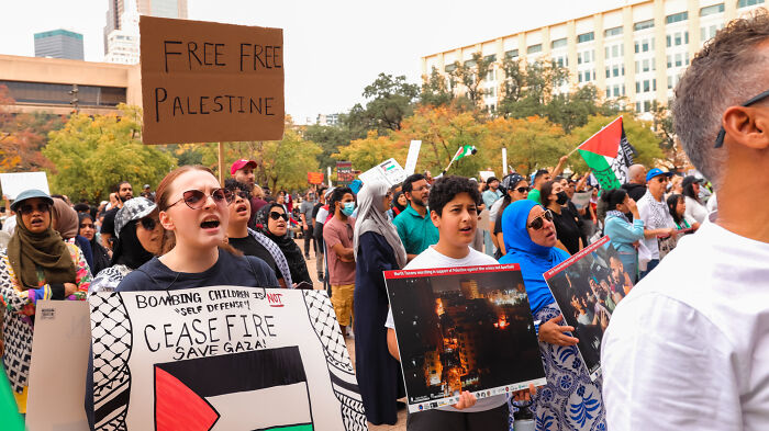 I Took Pics At One Of The Palestinian Protests In Dallas (29 Pics)