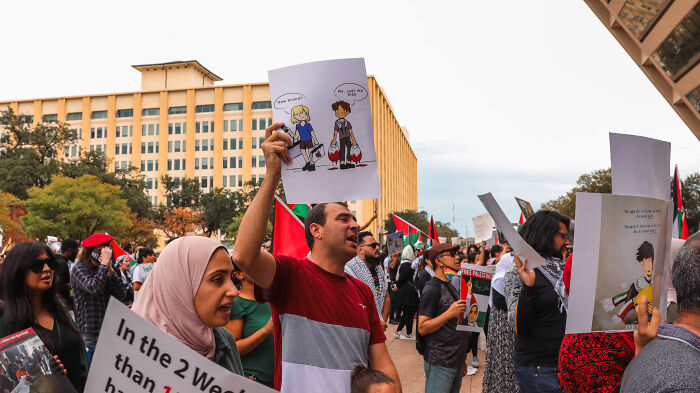 I Took Pics At One Of The Palestinian Protests In Dallas (29 Pics)