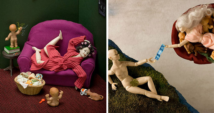 This Artist Is Reinterpreting Past Tales Where Women Reclaim Their Power Through These 12 Staged Miniatures