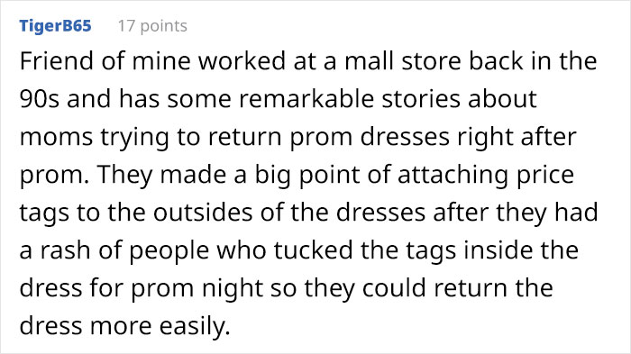 "She Was The Most Delusional Customer I Ever Had": Retail Tale About Return Of Used Costume "She Was The Most Delusional Customer I Ever Had": Retail Tale About Return Of Used Costume