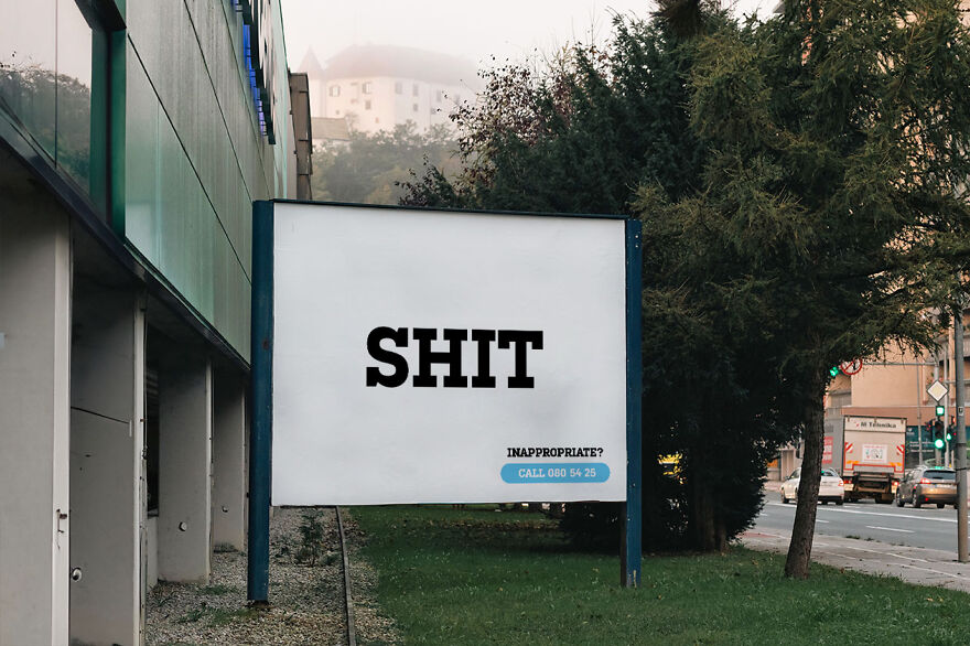 When Shit Hits The Billboards - A Noble Cause Behind The Slovenian Inappropriate Posters When Shit Hits The Billboards - A Noble Cause Behind The Slovenian Inappropriate Posters