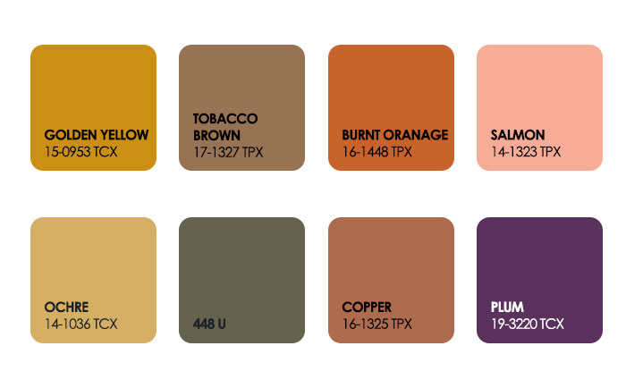 True or Warm Autumn Color Palette