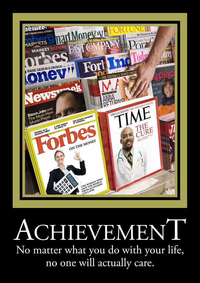 Designers Are Challenged To Create Demotivational Posters And Here Are The "Worst"