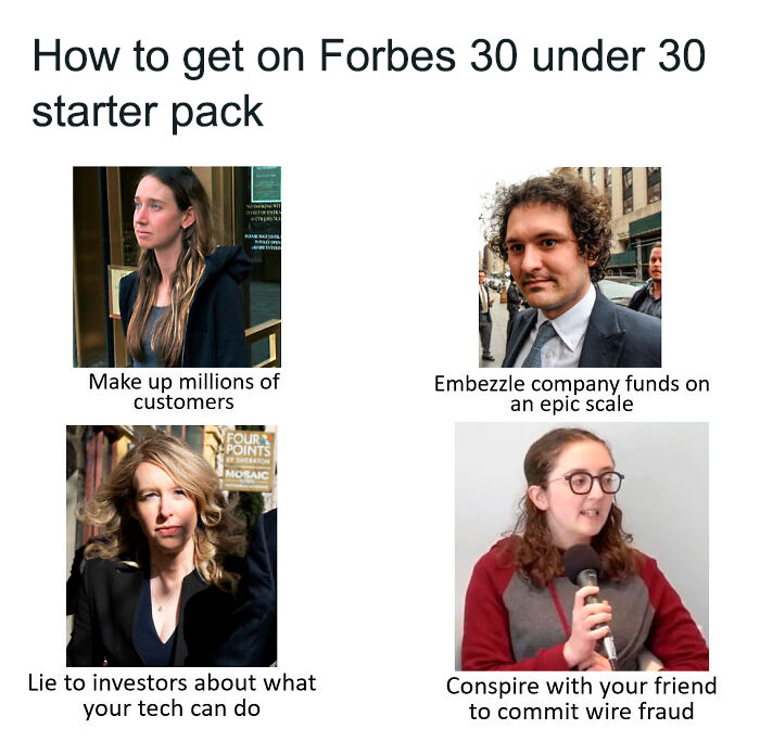 How To Get On Forbes 30 Under 30 List Starter Pack