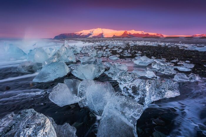 Beautiful Morning At The Beach In Iceland