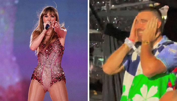 Travis Kelce Is Caught Reacting To Taylor Swift’s Karma Lyric Change Dedicated To Him