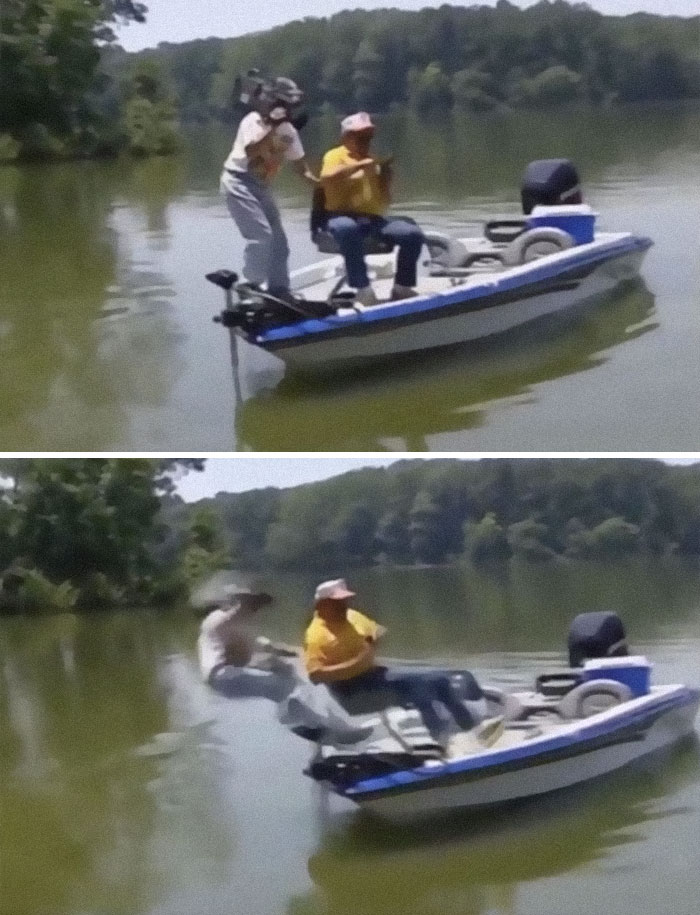 Camera Falls Into Water