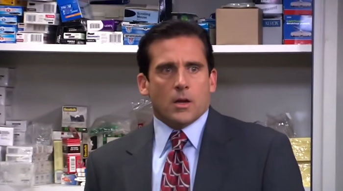 Michael Scott talking 
