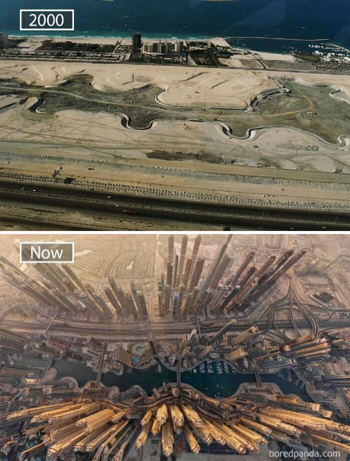 Dubai, United Arab Emirates - 2000 And Now