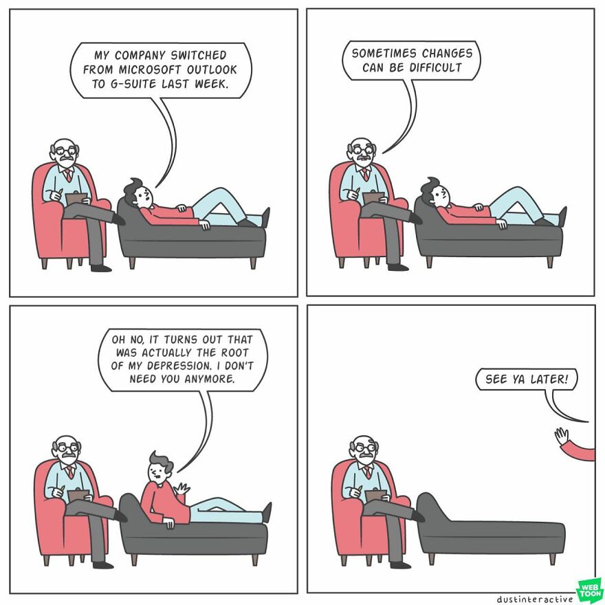 This Artist Illustrates About Funny Situations Through His Absurd Comics