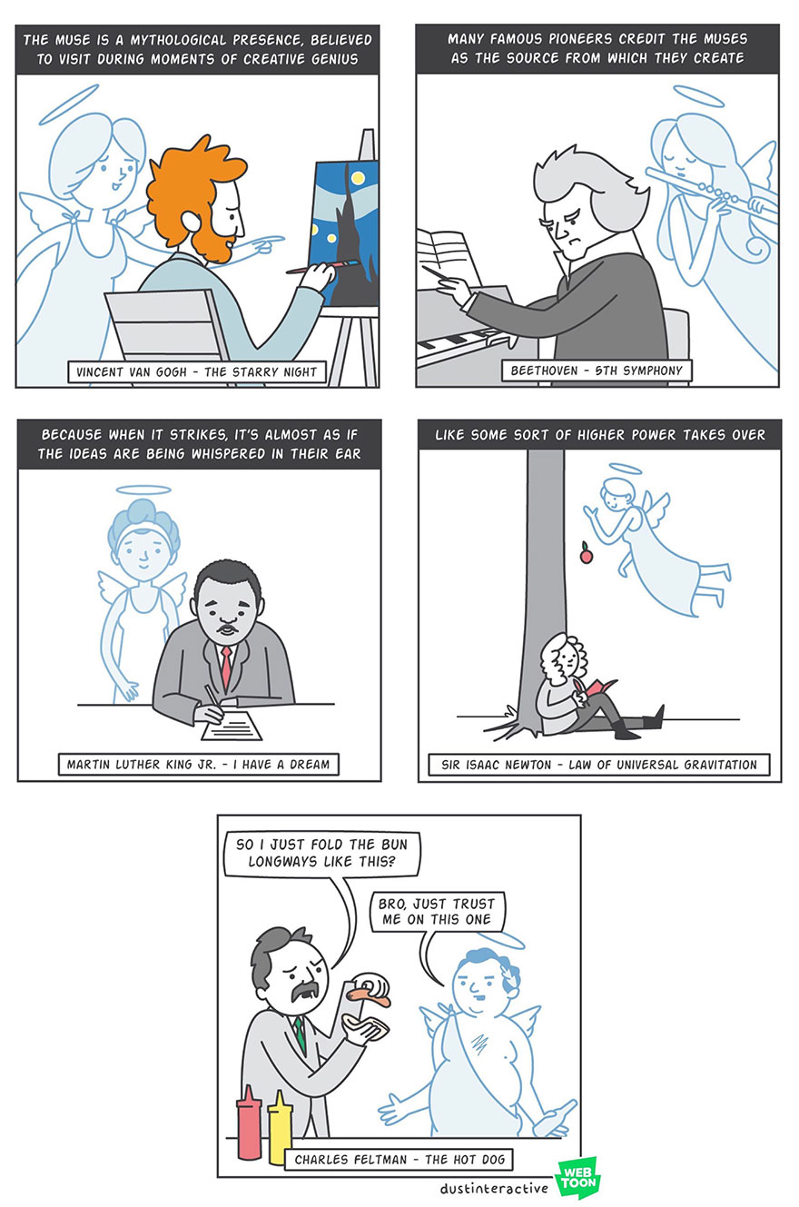 This Artist Illustrates About Funny Situations Through His Absurd Comics