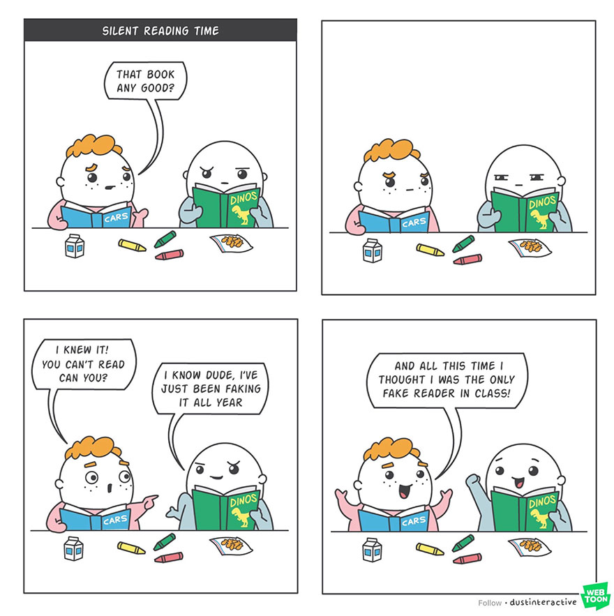 This Artist Illustrates About Funny Situations Through His Absurd Comics