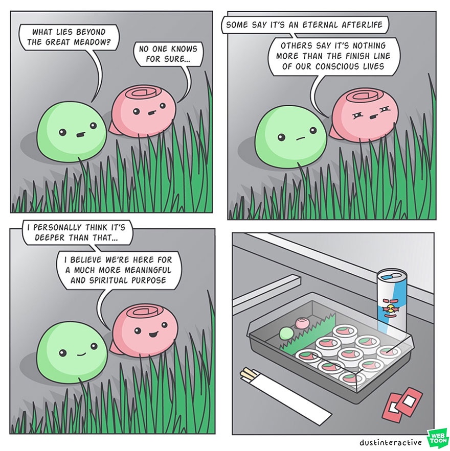 This Artist Illustrates About Funny Situations Through His Absurd Comics