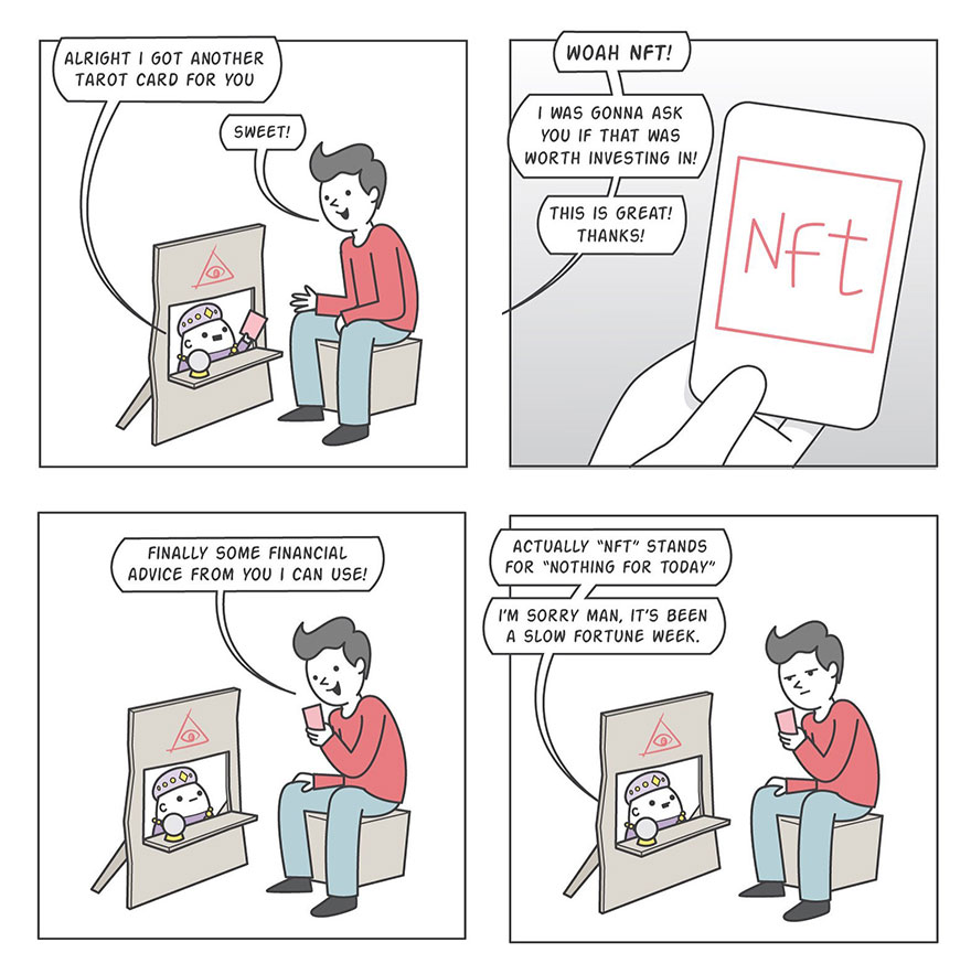 This Artist Illustrates About Funny Situations Through His Absurd Comics