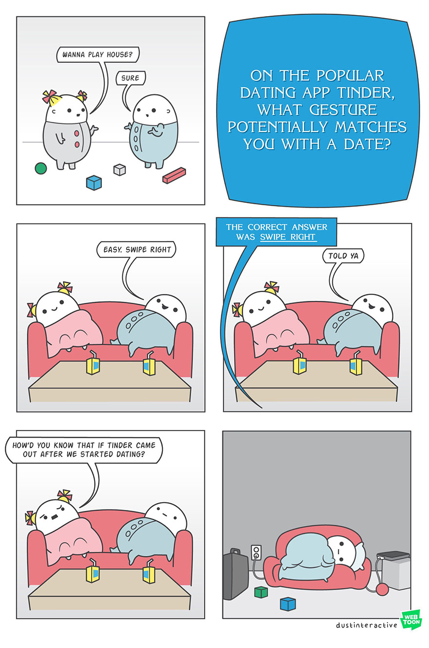 This Artist Illustrates About Funny Situations Through His Absurd Comics