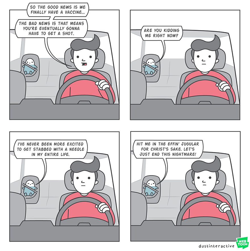 This Artist Illustrates About Funny Situations Through His Absurd Comics