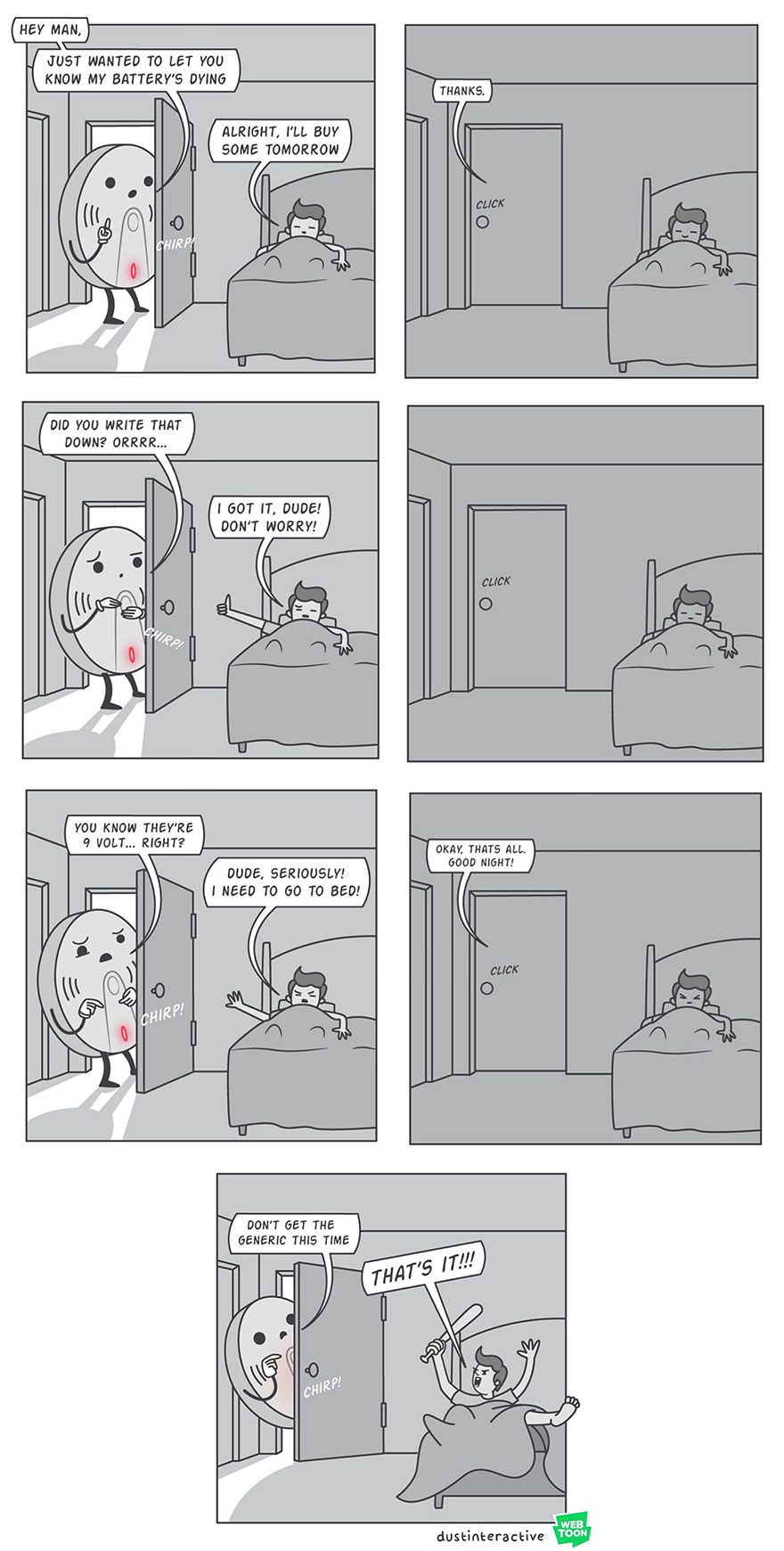 This Artist Illustrates About Funny Situations Through His Absurd Comics