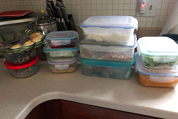 My Mom Doesn't Understand The Concept Of Halving A Recipe, So She Makes Way Too Much Food For 3 People, And They End Up Getting Thrown Away