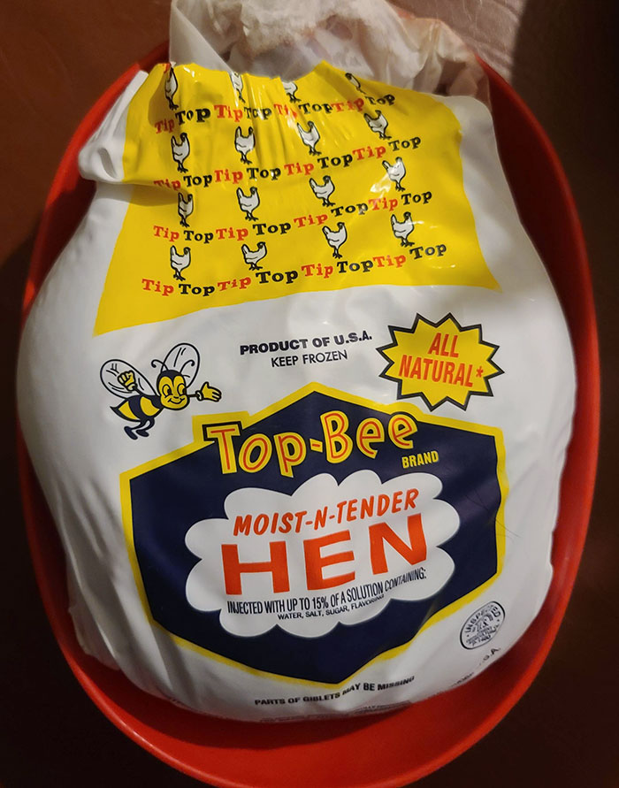 My Grandma Thought She Bought Turkey, But It's A Chicken. Happy Thanksgiving