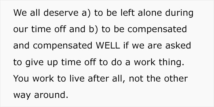 "I Know It's Your Day Off, But": Employee Shows Boss Why Not To Call Them On Their Days Off "I Know It's Your Day Off, But": Employee Shows Boss Why Not To Call Them On Their Days Off