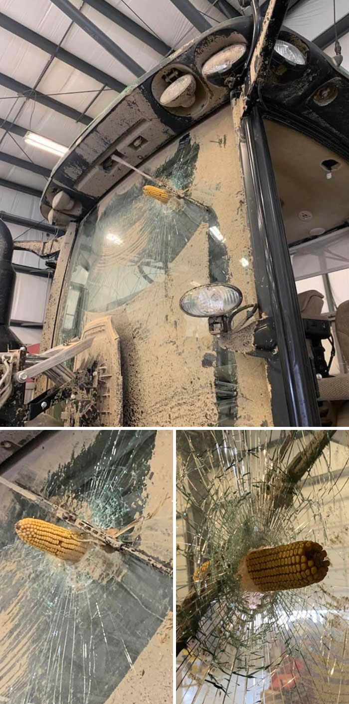 A Machine Came Through My Local John Deere For Repairs From The Tornado In Kentucky