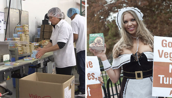 People Disgusted By Clip Showing How Vegan Turkey Or “Tofurky” Is Made In The US