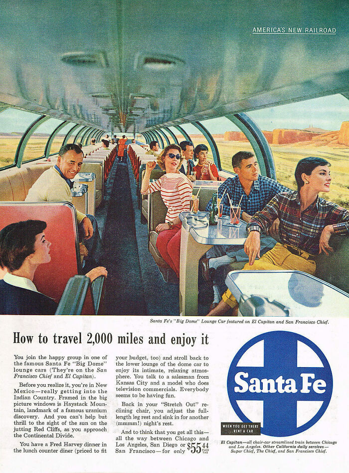 The Atchison, Topeka & Santa Fe Railway, 1955
