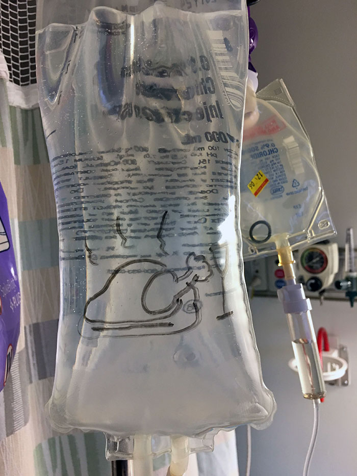 Mom Hasn’t Been Able To Eat For A Week And Is Still In The Hospital, Figured I’d Give Her Some Turkey For Thanksgiving. It Made Her Smile More Than She Has In Weeks