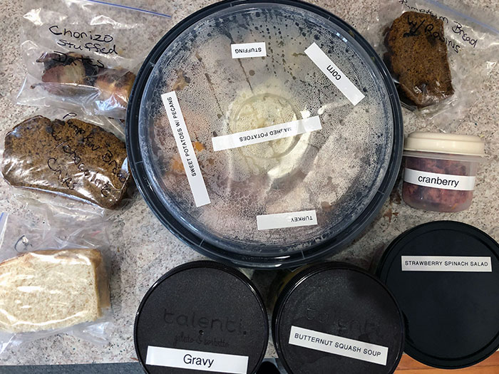 My Neighbors Brought Me A "Plate" Since I Didn't Go Anywhere For Thanksgiving