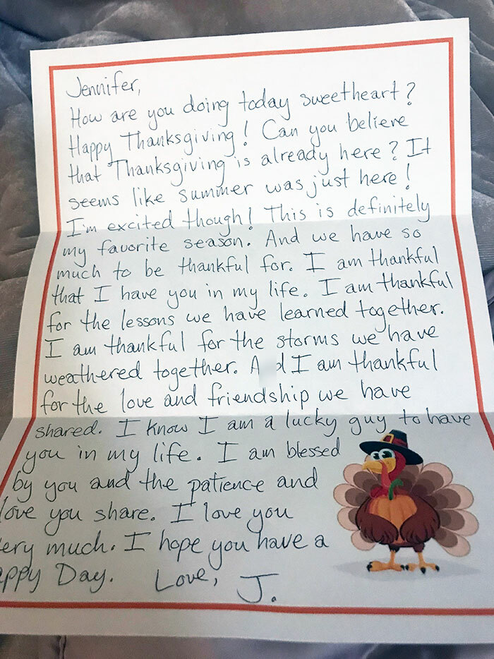 Got A Handwritten Letter From My Husband