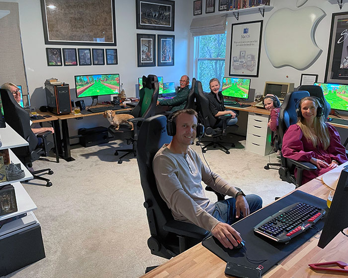 We Hosted Thanksgiving This Year, And After Dinner, We Had Some Fun In My Lan Cave. Great Times