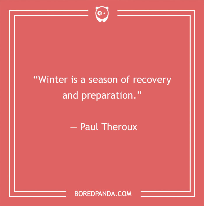 Quote about winter