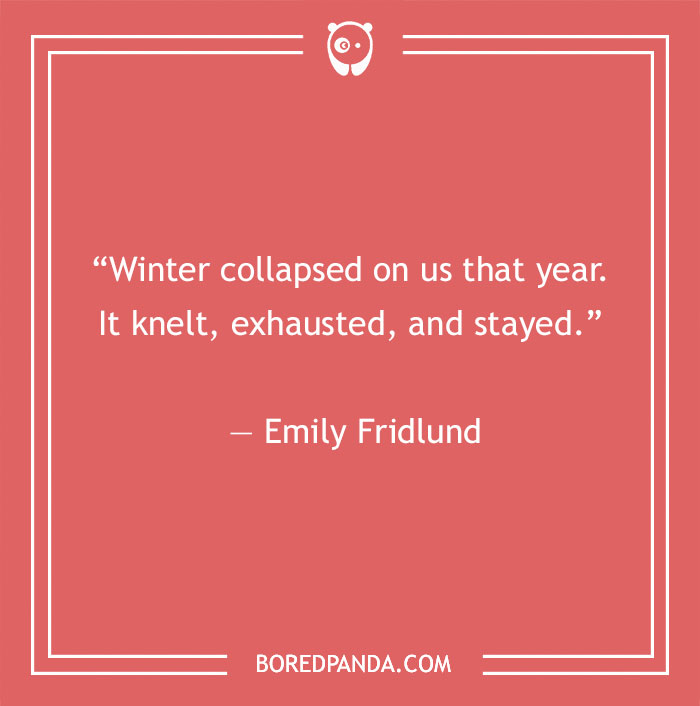 Quote about winter