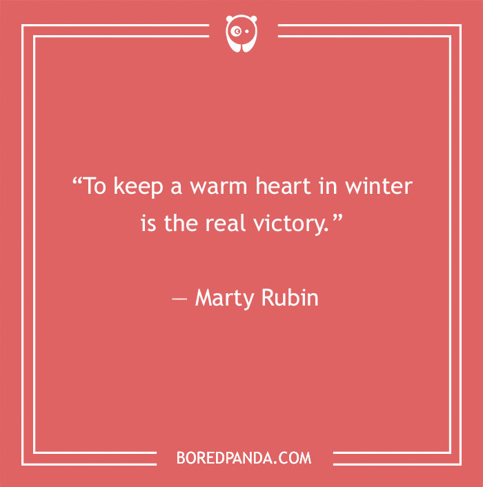 Quote about winter