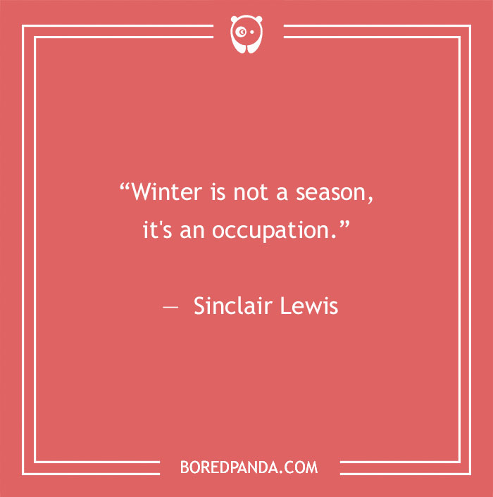 Quote about winter