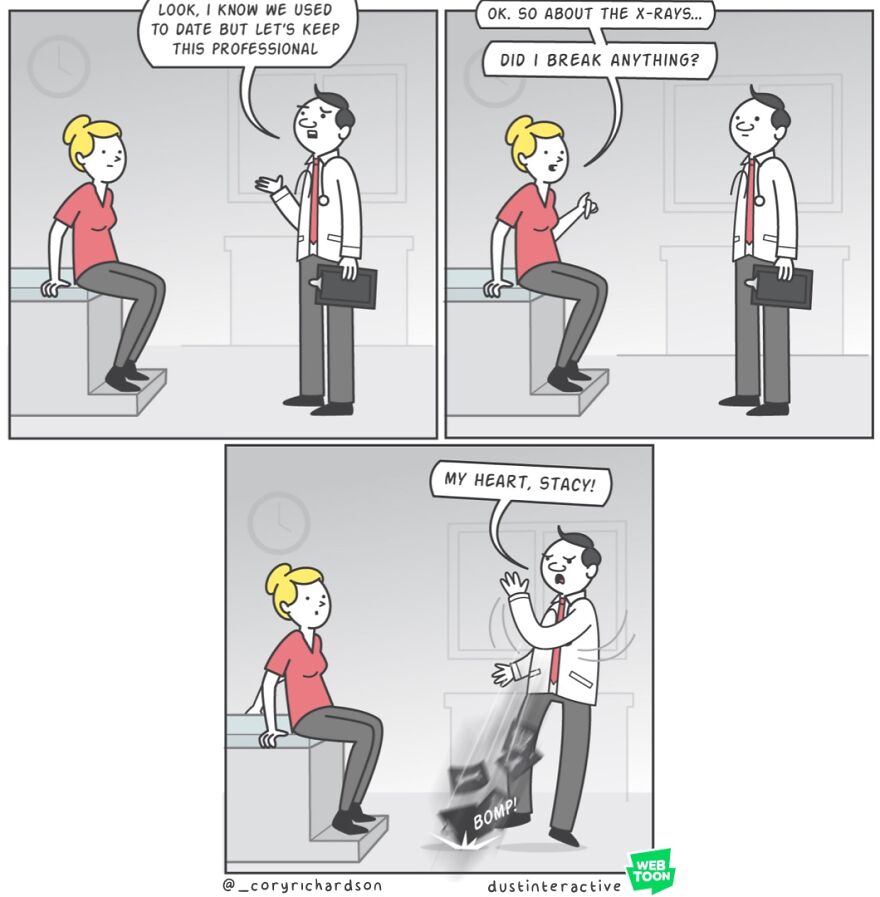 This Artist Illustrates About Funny Situations Through His Absurd Comics