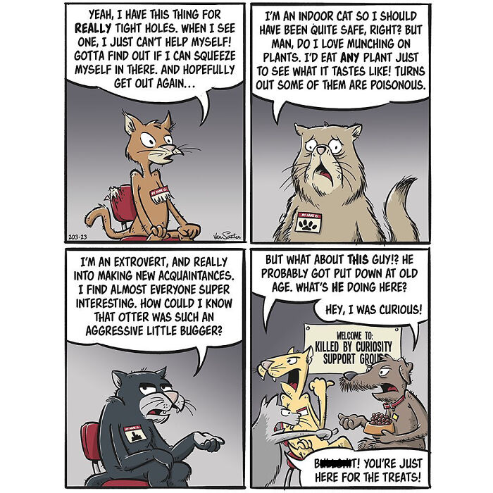 New Hilarious Comics By Death & The Maiden About A Girl In Her Afterlife