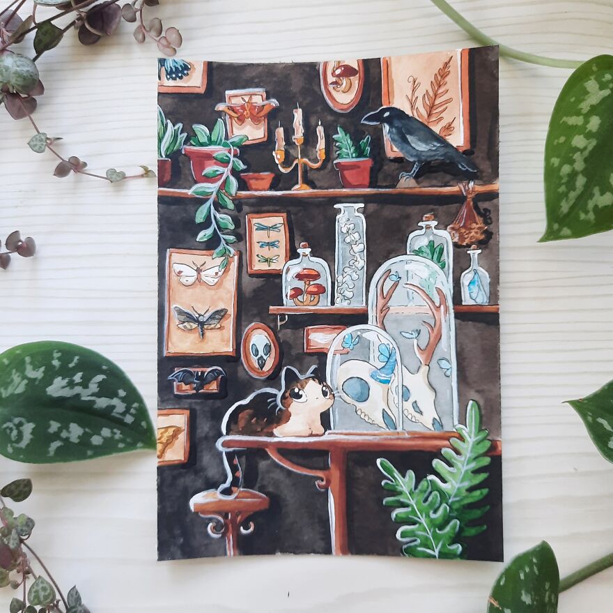 I Painted One Whimsical Illustration A Day For A Month (31 Pics)