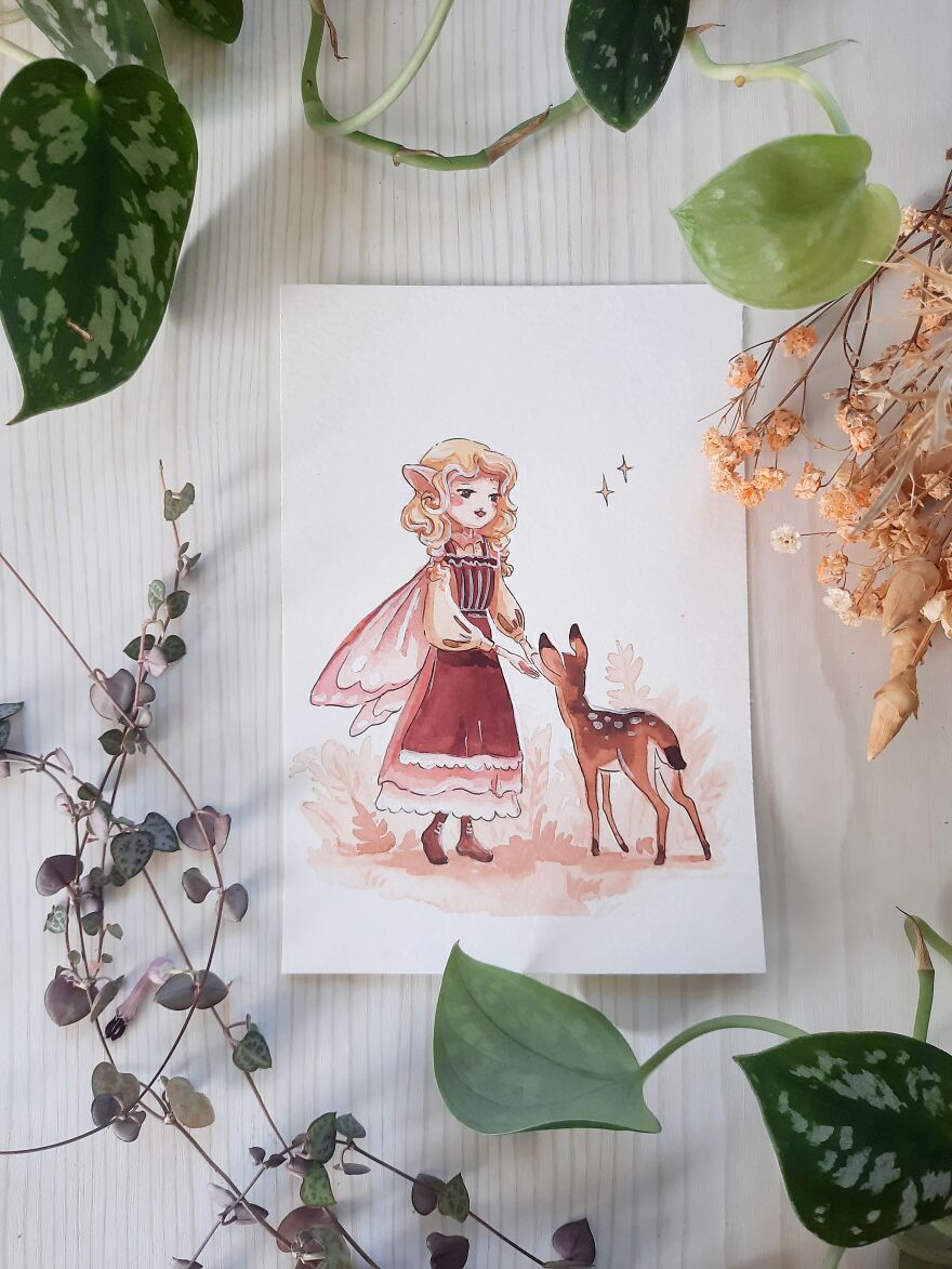 I Painted One Whimsical Illustration A Day For A Month (31 Pics)