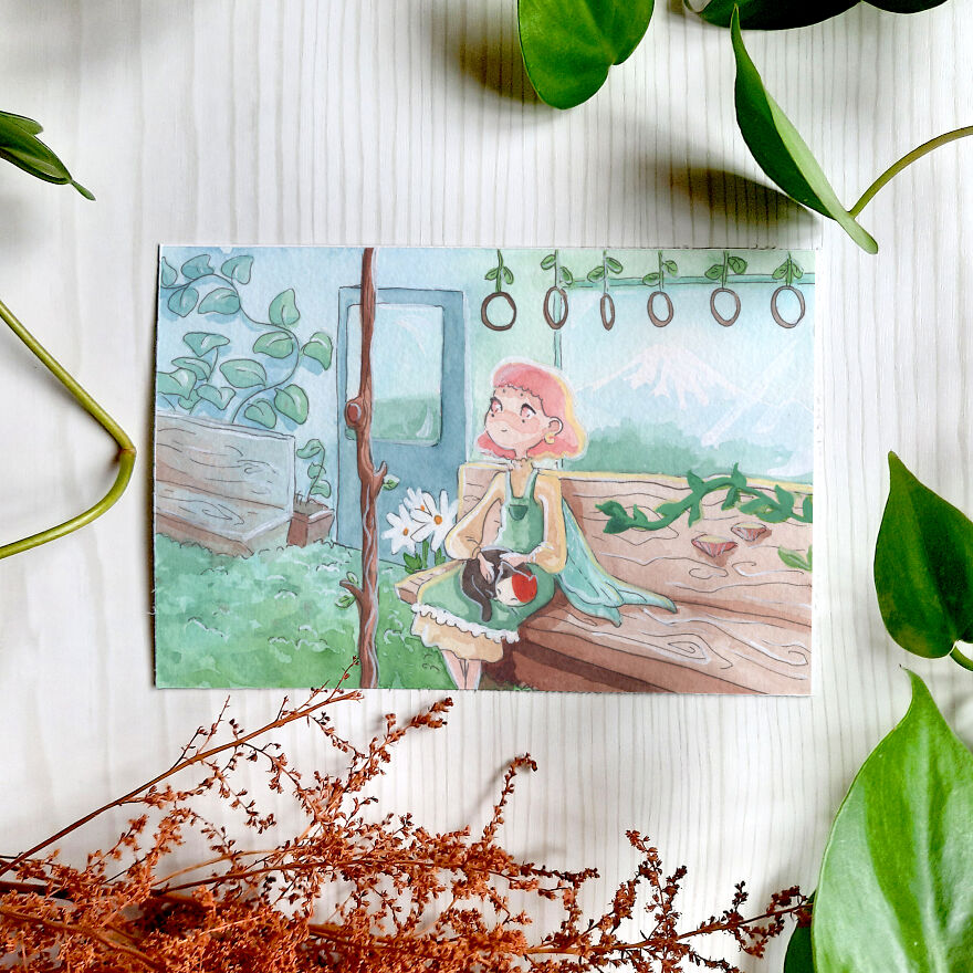 I Painted One Whimsical Illustration A Day For A Month (31 Pics)