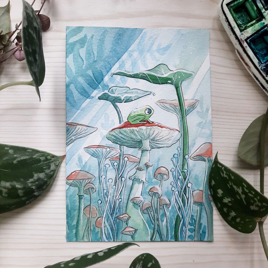 I Painted One Whimsical Illustration A Day For A Month (31 Pics)