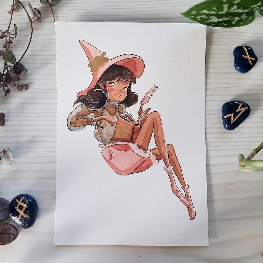 I Painted One Whimsical Illustration A Day For A Month (31 Pics)