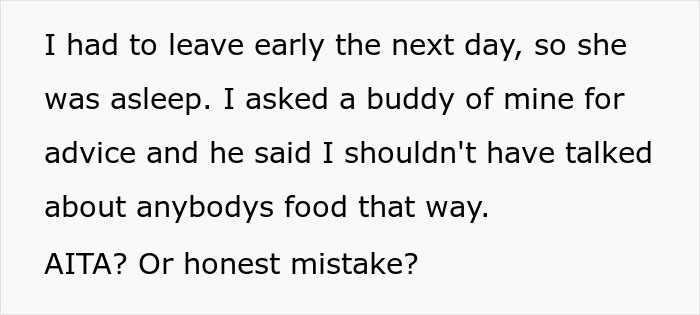 &ldquo;Borderline Gross&rdquo;: Wife Goes To Bed In Tears After Husband Mistakes Home Cooking For Takeout