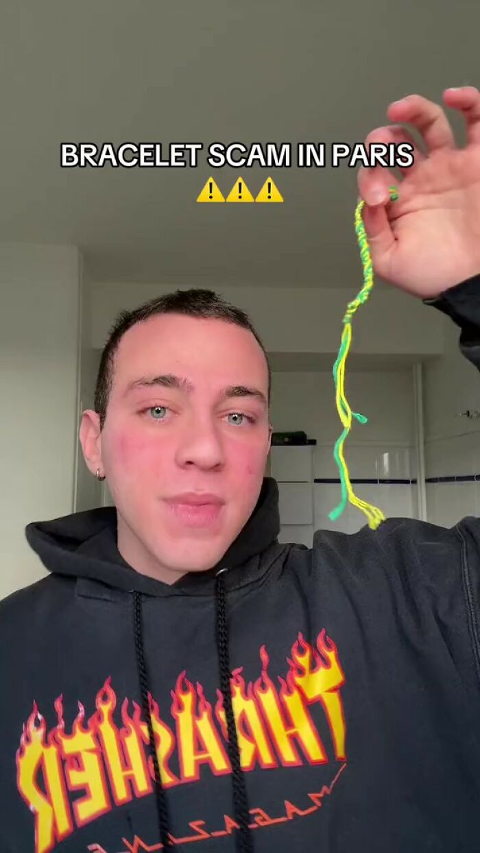 &ldquo;I Ran For My Life&rdquo;: Italian In Paris Warns About Scary Bracelet Scam