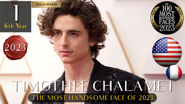 Young man with curly hair named a top handsome face of 2023 by The Independent Critics, wearing a dark jacket.