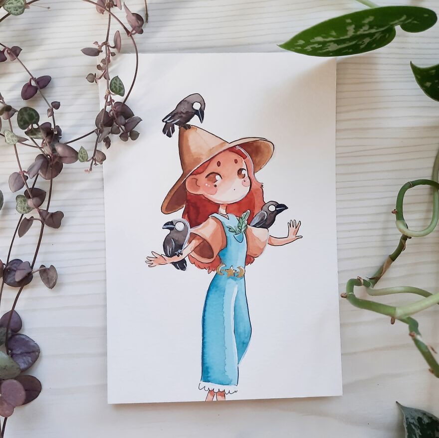 I Painted One Whimsical Illustration A Day For A Month (31 Pics)