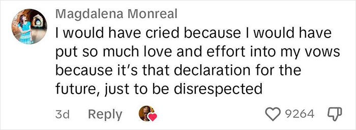 Groom Thinks His &lsquo;Gross&rsquo; Vows Are Funny, Sees No Reason To Save His Situation When Given A Chance