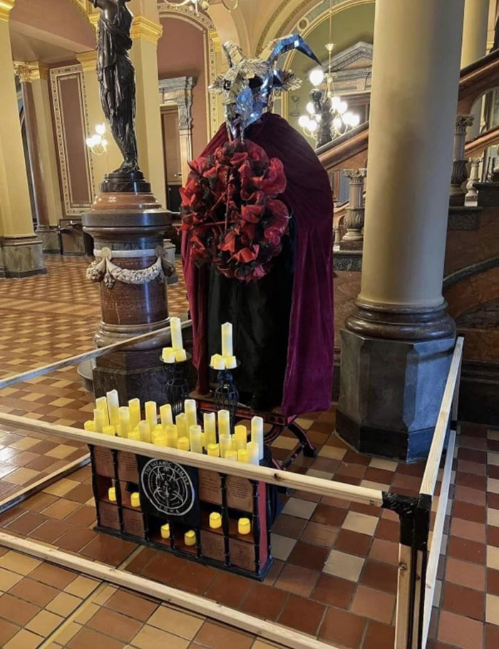 &ldquo;Sick And Disgusting&rdquo;: People React To Satanic Altar Put Up At Iowa State Capitol