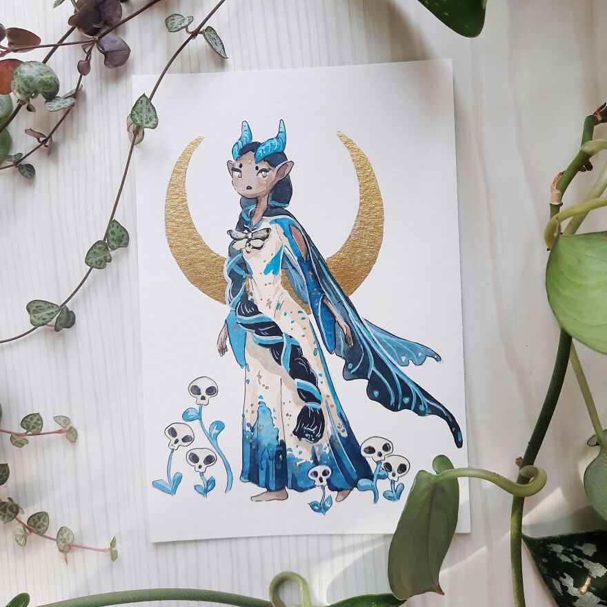 I Painted One Whimsical Illustration A Day For A Month (31 Pics)